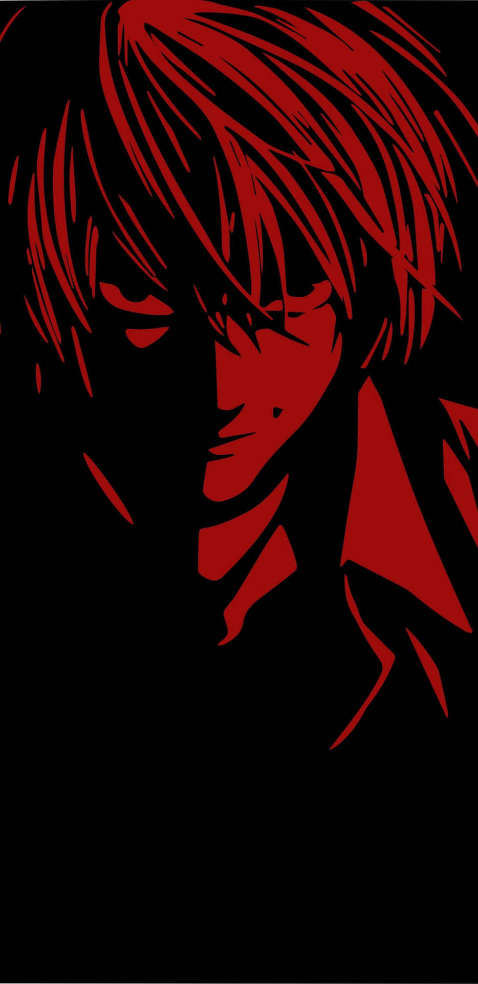 Light Yagami In Black And Red Background