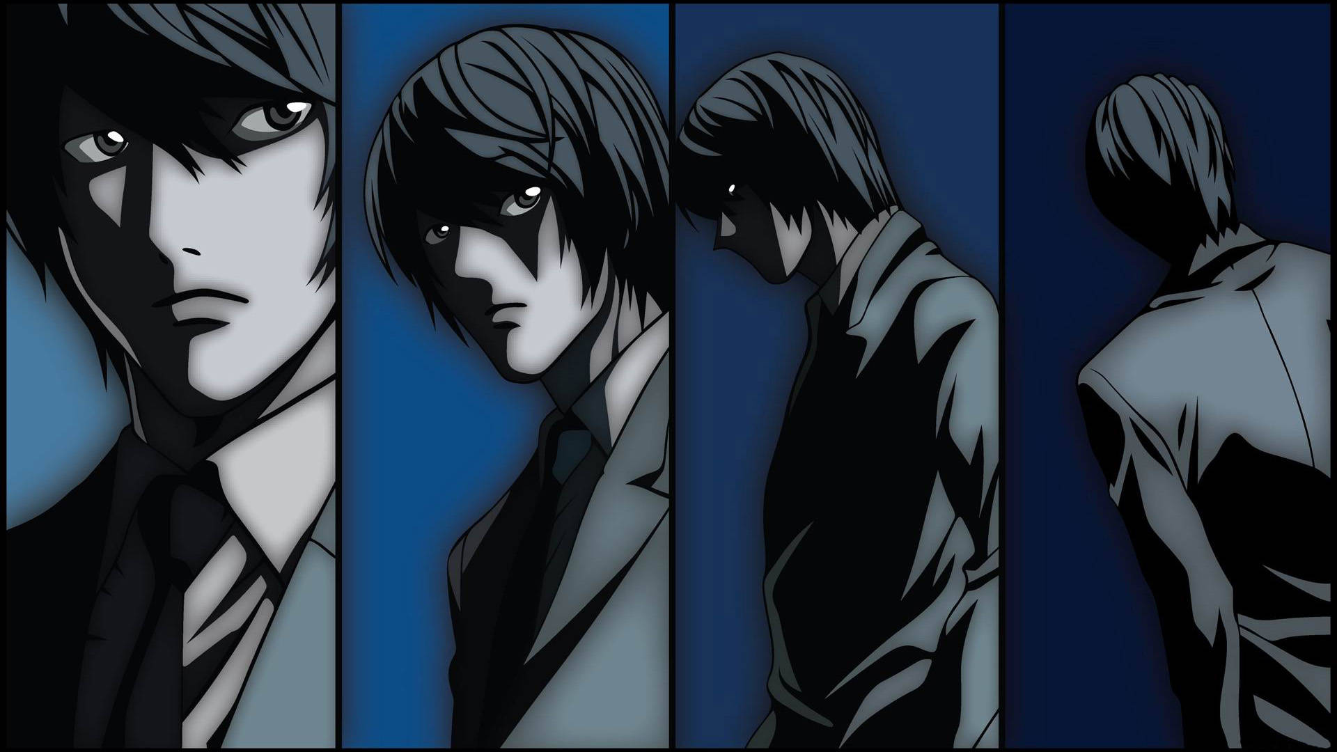 Light Yagami Manga Collage Background