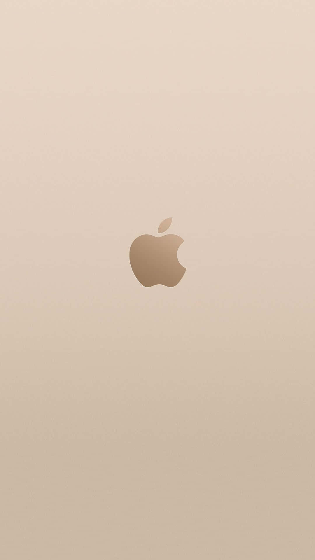 Light Yellow And Rose Gold Apple Phone Background