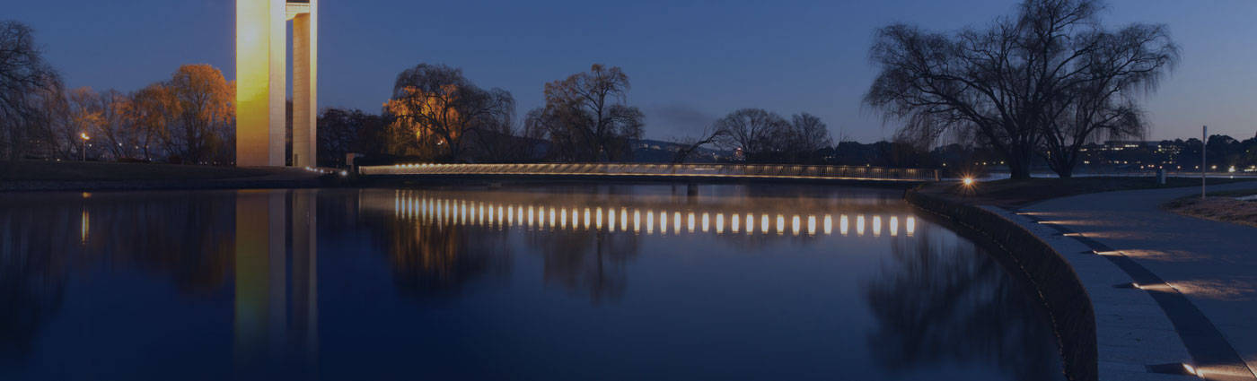 Lighted Water Linkedin Cover Background