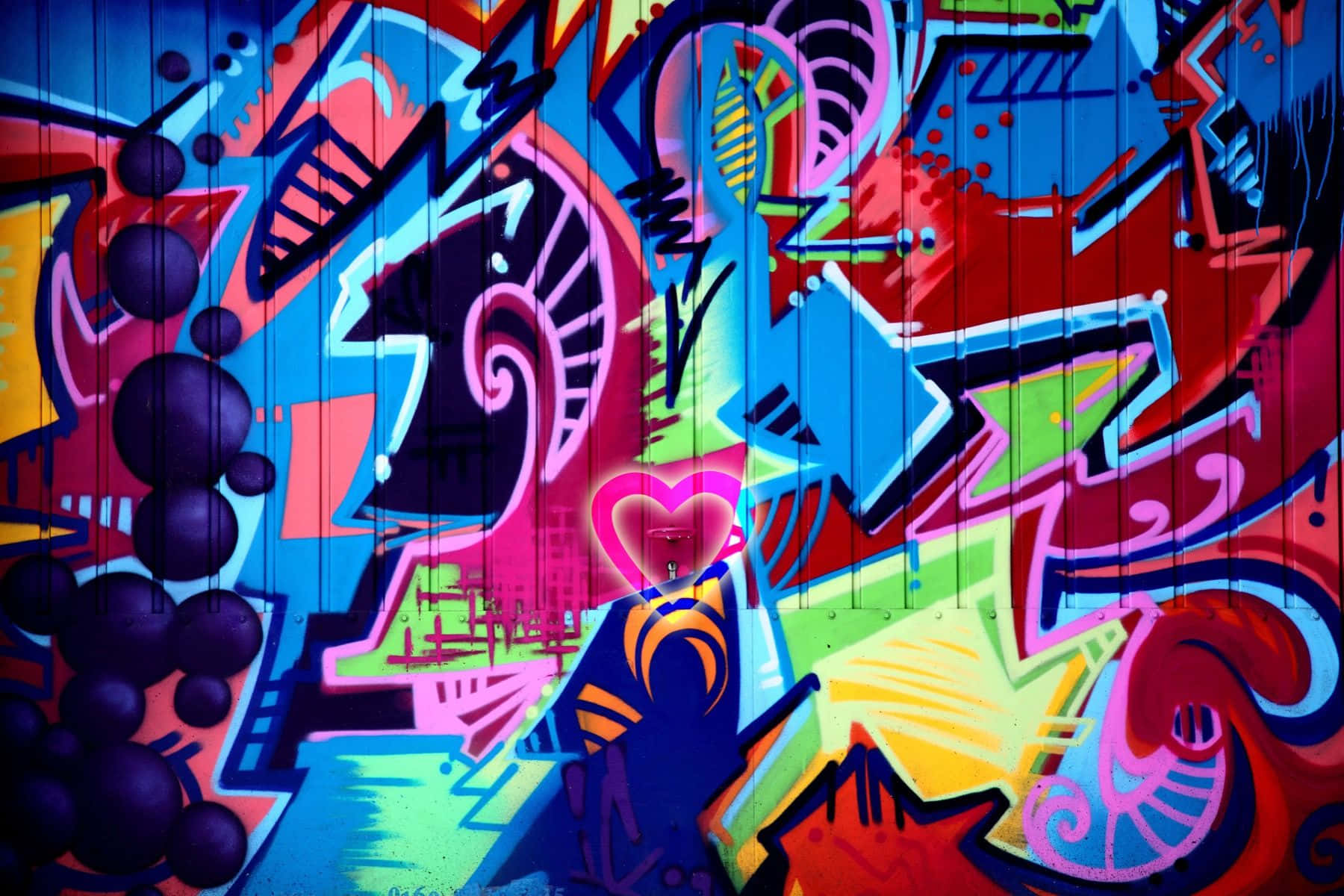 Lighting Up The Night With Epic Neon Background
