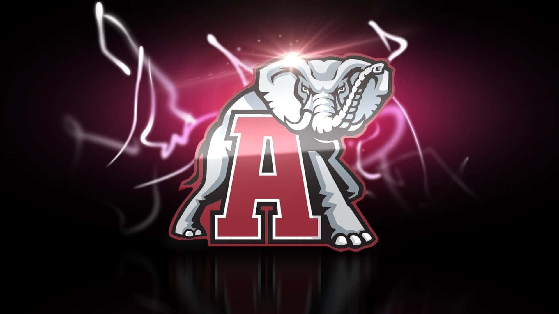 Lightning Alabama Football Logo Background