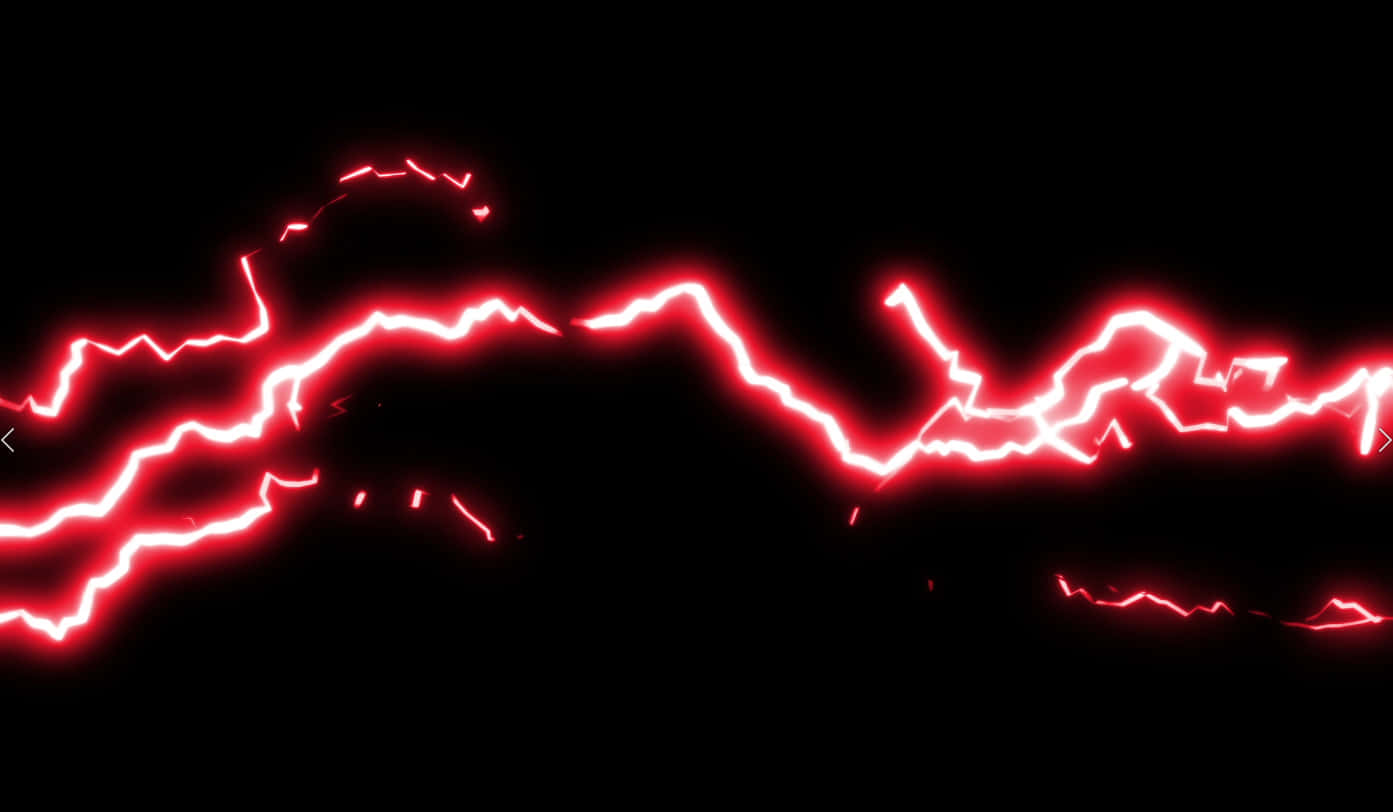 Lightning Bolts On A Black Background Background