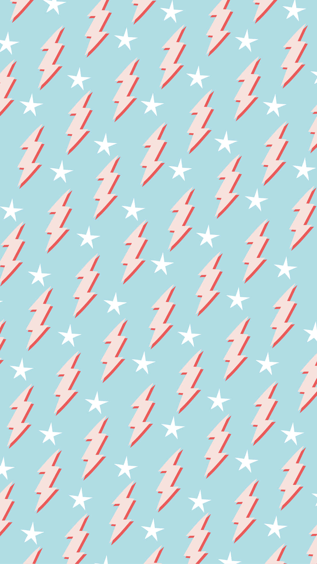 Lightning Bolts On A Blue Background Background