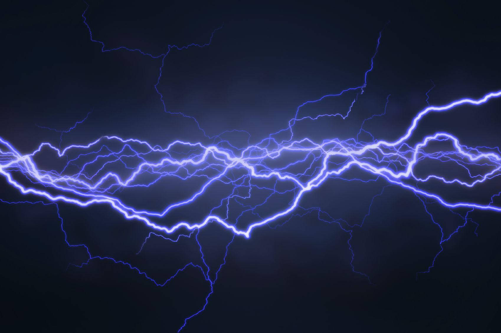 Lightning Current Flash Background