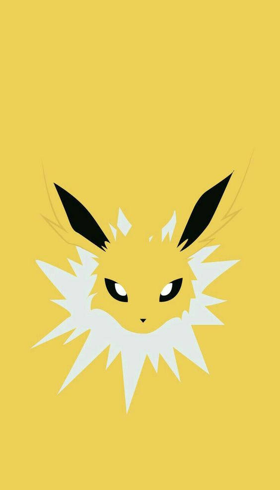 Lightning Strikes - Jolteon Minimalist Art Background