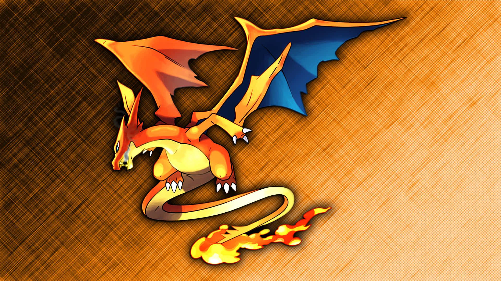 “lightning Strikes Twice - Epic Charizard Captured In A High-definition Wallpaper”