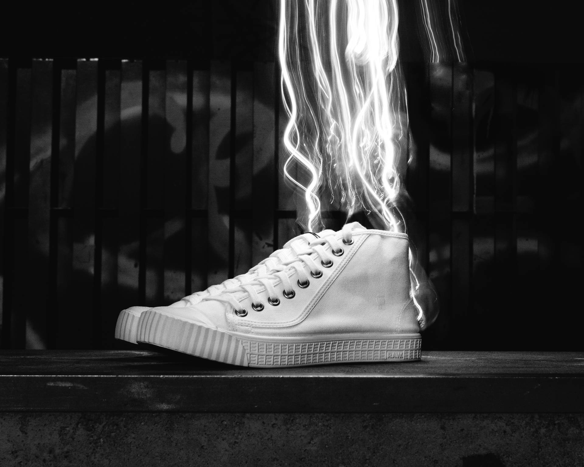 Lightning White Shoe