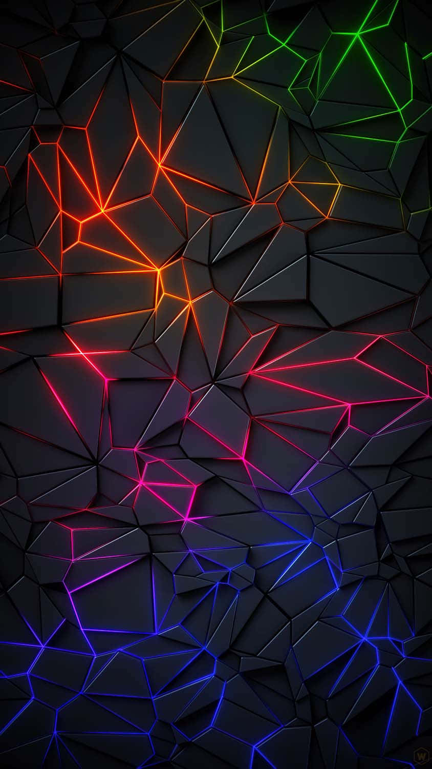 Lights Black Pattern Background