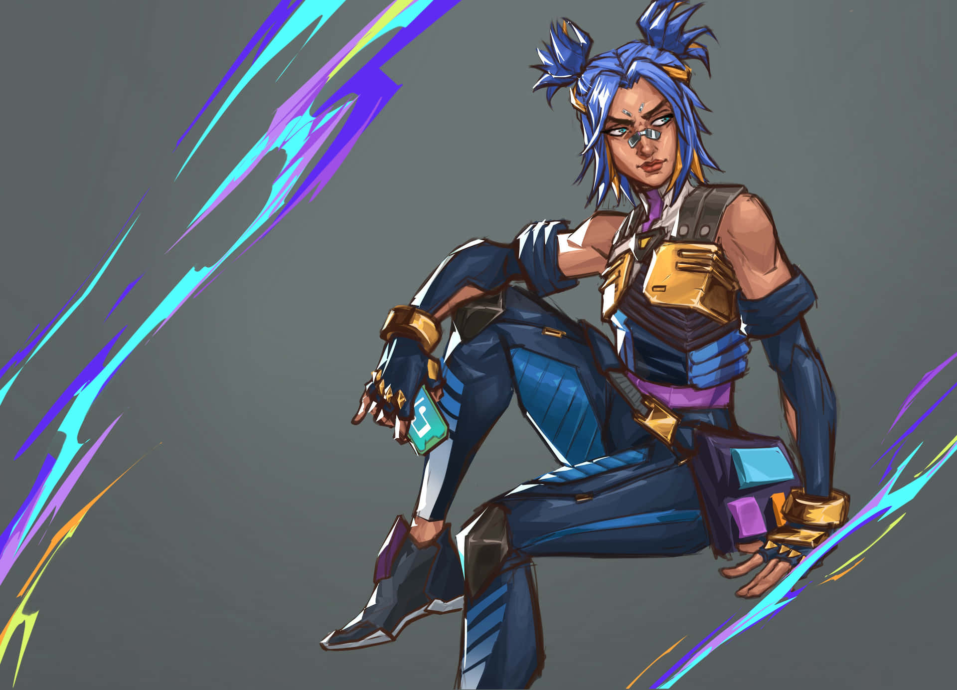 'lights, Games, And Thrills: The Thrilling World Of Neon Gaming' Background