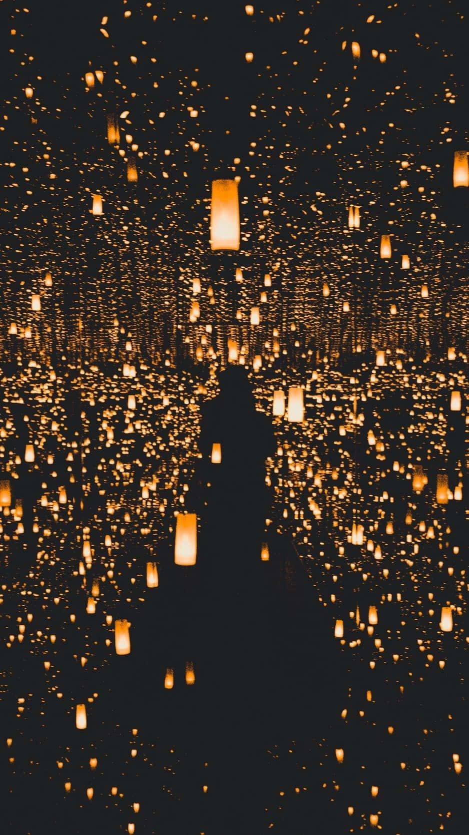 Lights Lantern Sky Background