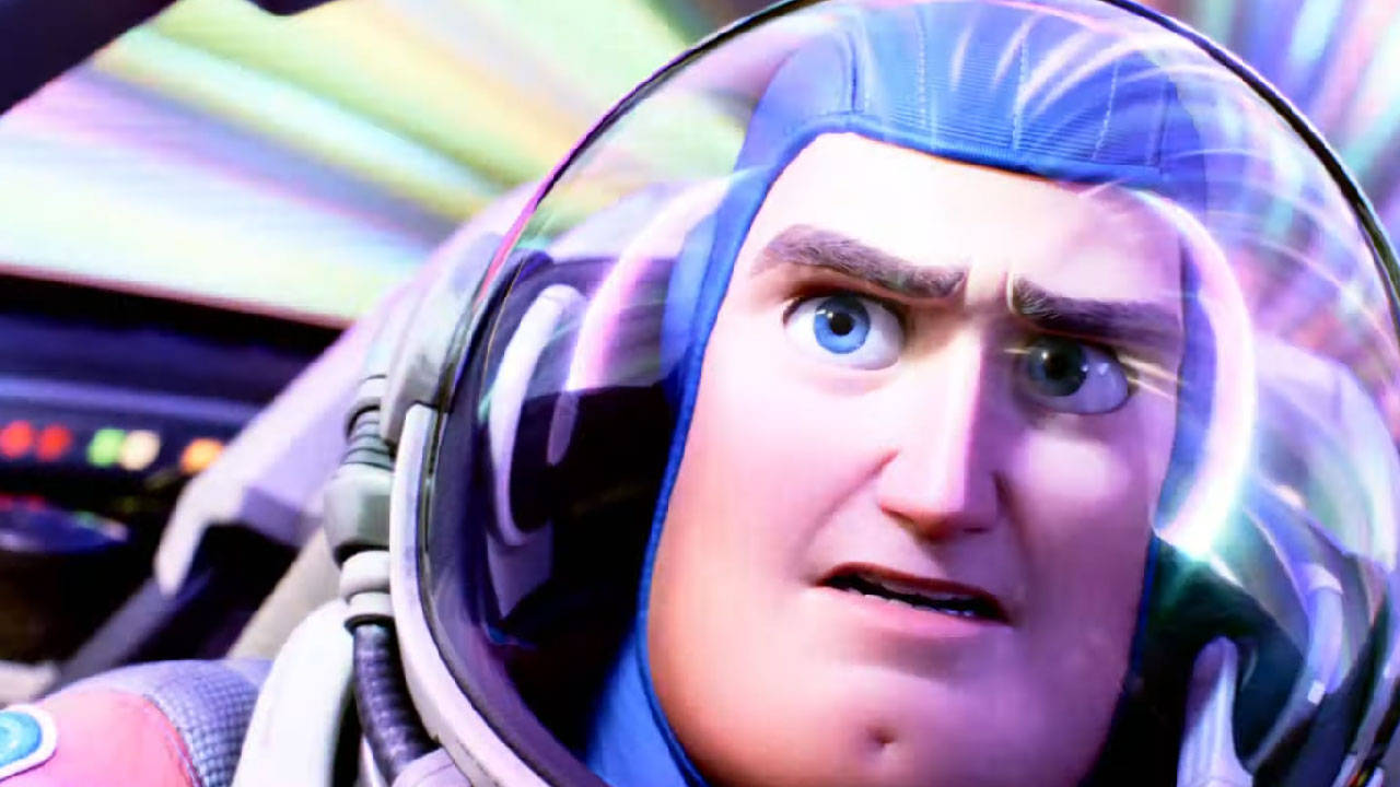 Lightyear Looking Dazzled Background