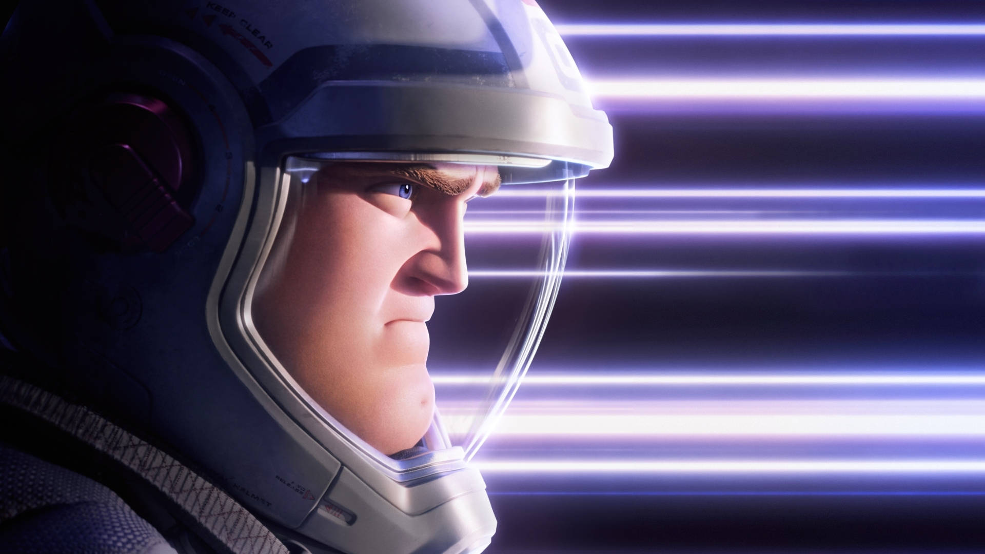 Lightyear Serious Face Background