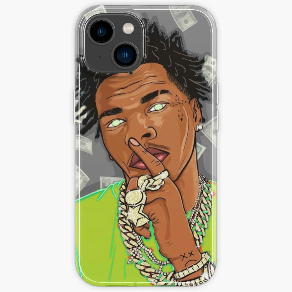 Lil Baby Iphone Case Cartoon Background