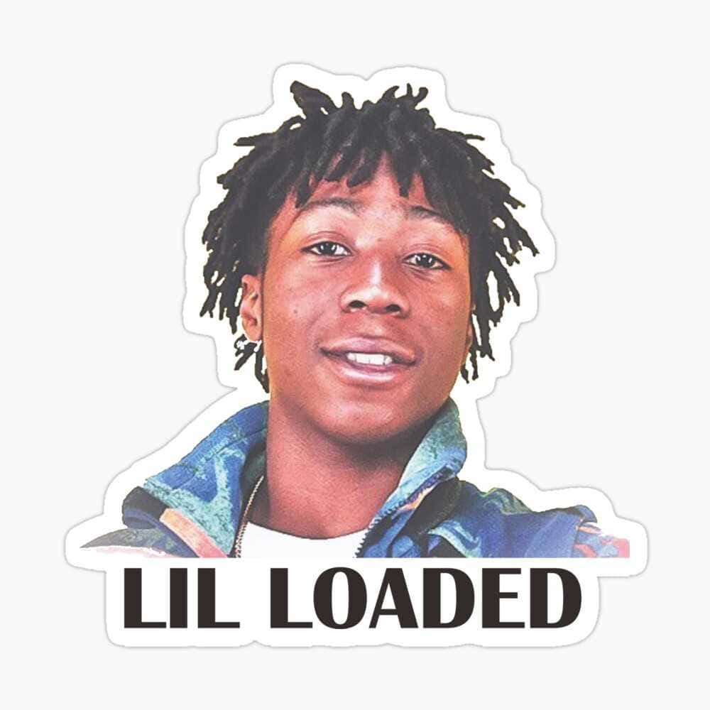 Lil Loaded Sticker Background