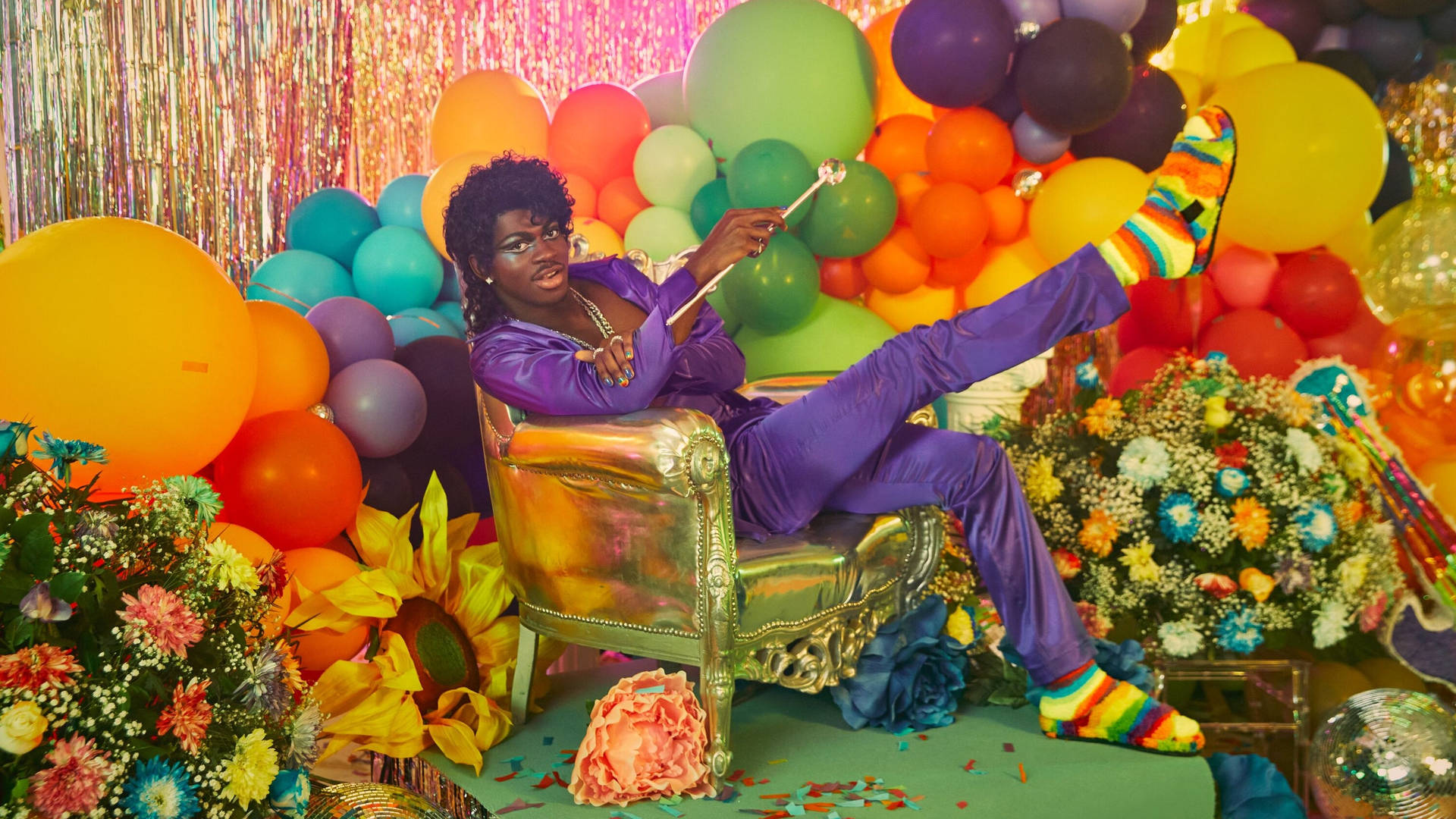 Lil Nas X Ugg Pride Campaign Background