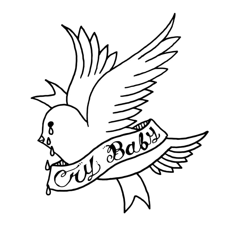 Lil Peep Logo Rocking The Street Background
