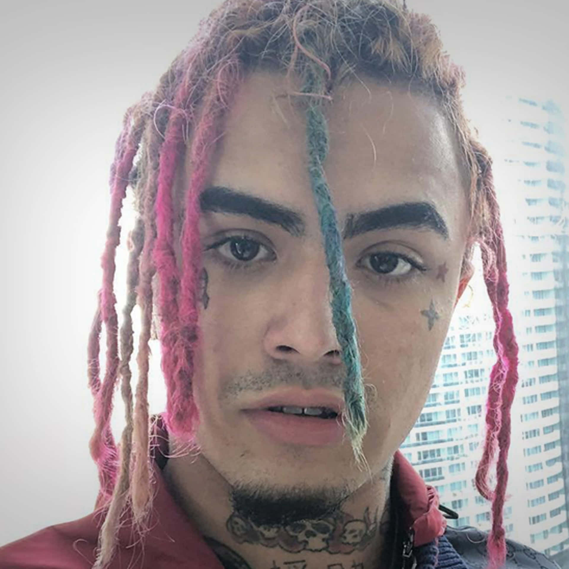 Lil Pump Doing What He Loves Best Background