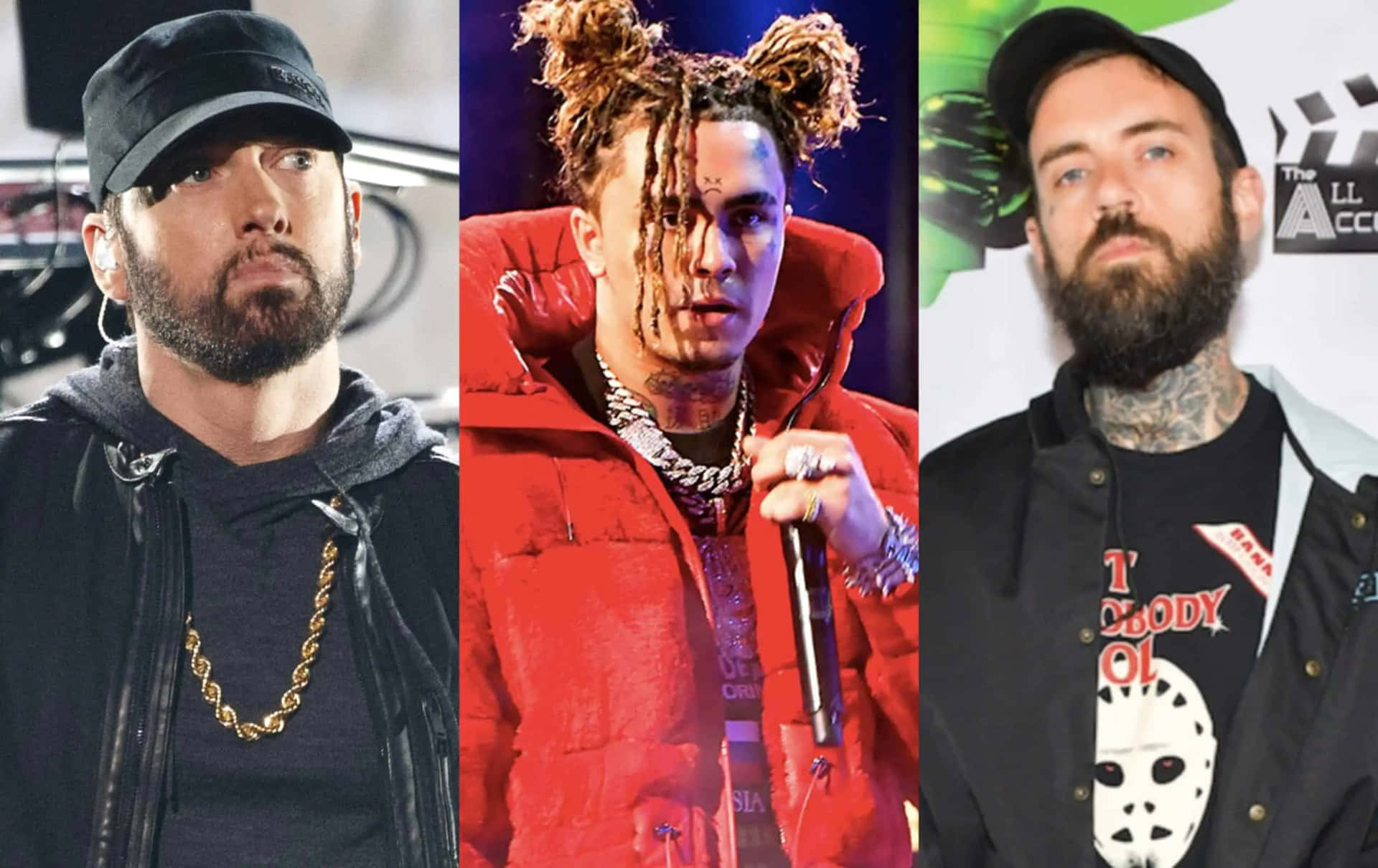 Lil Pump Poses With His Signature Grin