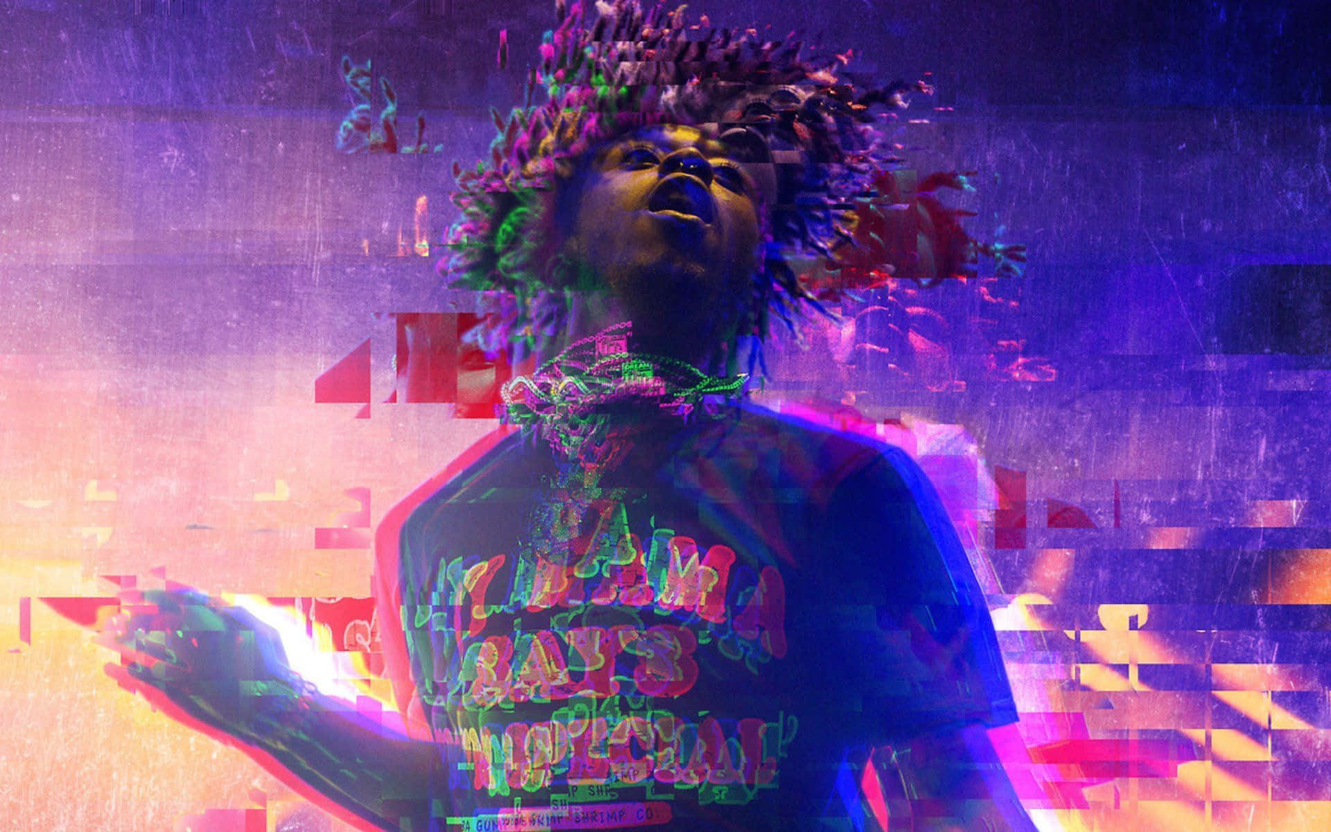 Lil Uzi Album Aesthetic Art Background