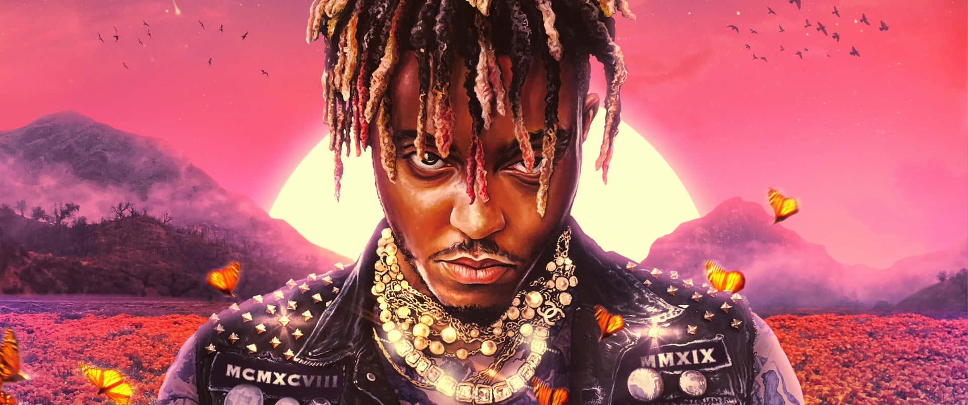 Lil Uzi Album With Mountains Background