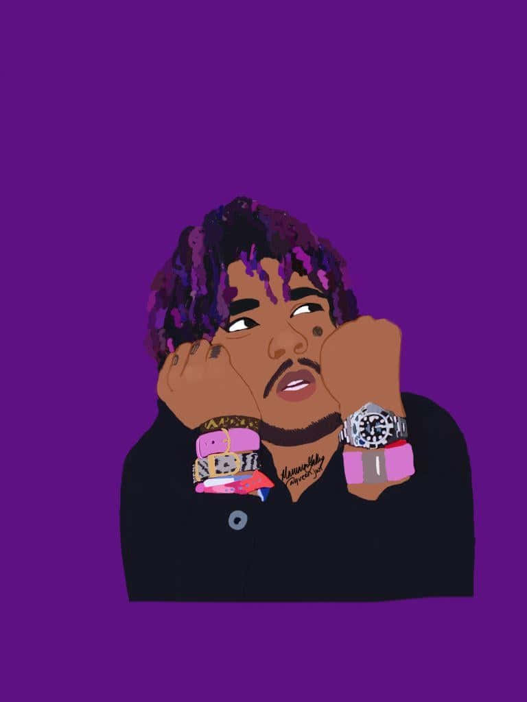 Lil Uzi Vert Cartoon Rapper