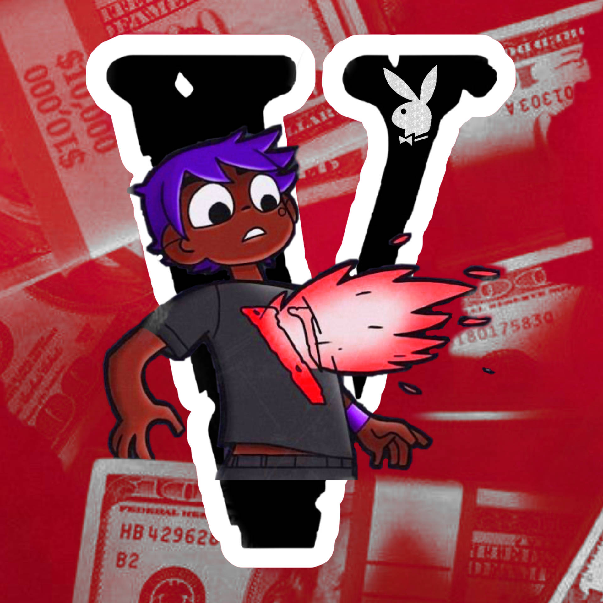 Lil Uzi Vert Versus The World Vlone Pfp Background