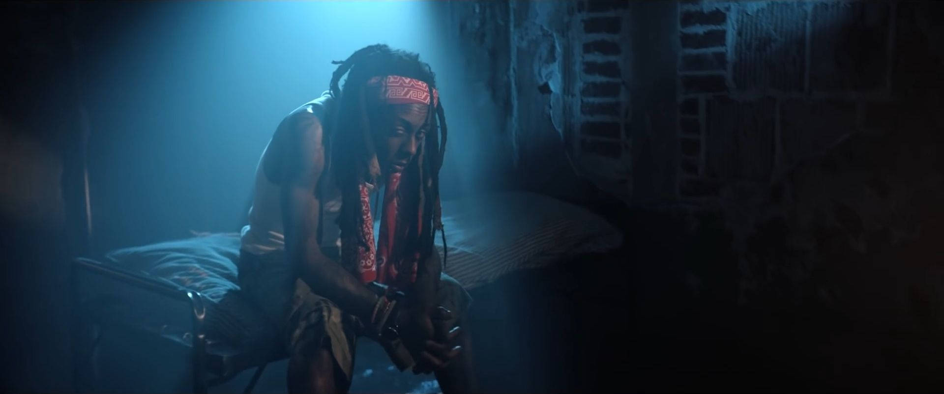 Lil Wayne In Dark Background
