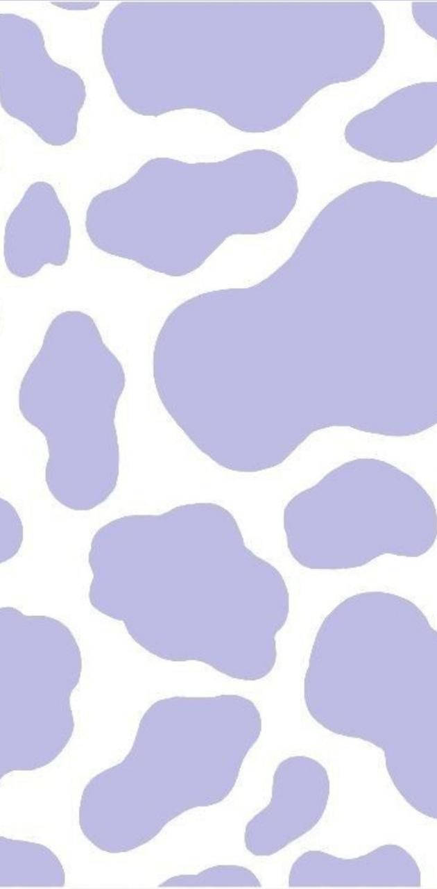 Lilac Purple Cow Pattern Background