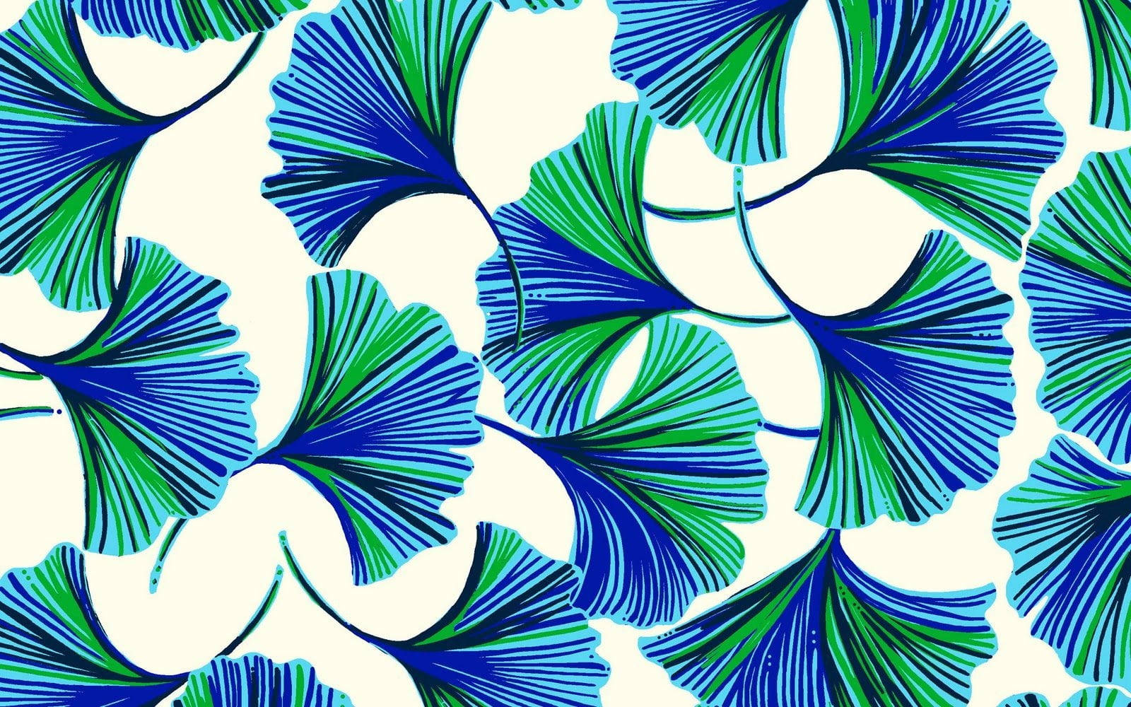 Lilly Pulitzer Desktop Leaves Background