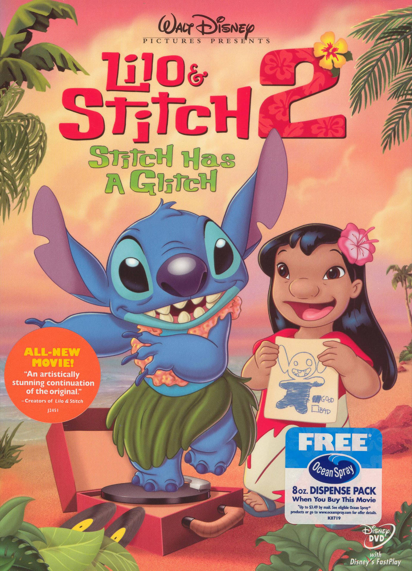 Lilo And Stitch 3d Sequel Cover Background