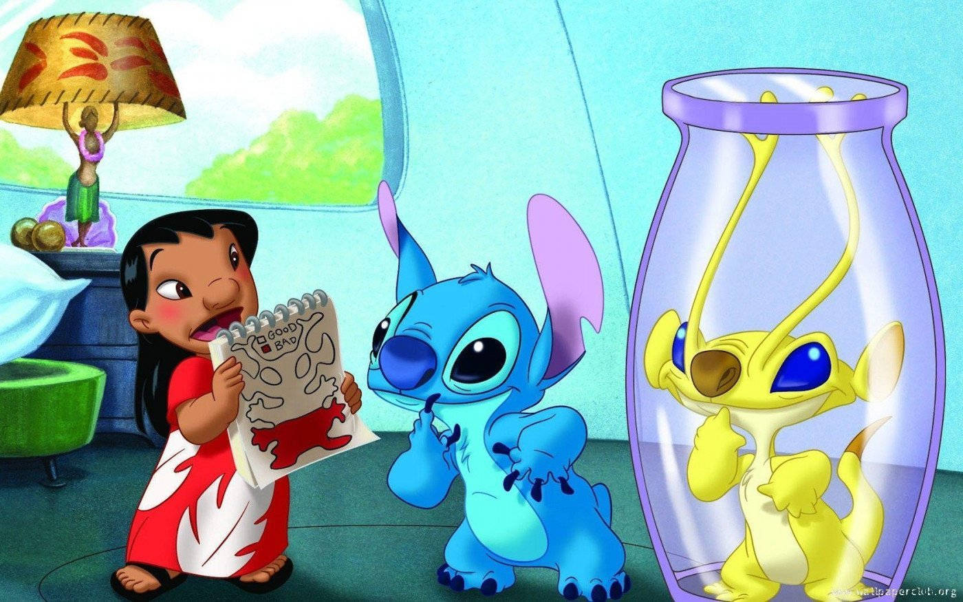 Lilo And Stitch Bonding Time Background