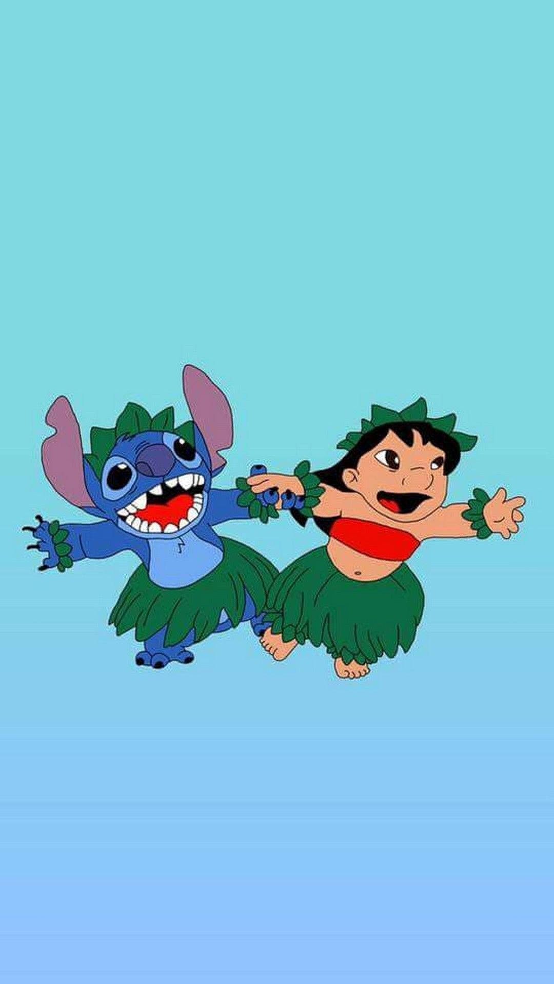 Lilo And Stitch Cartoon Phone Background