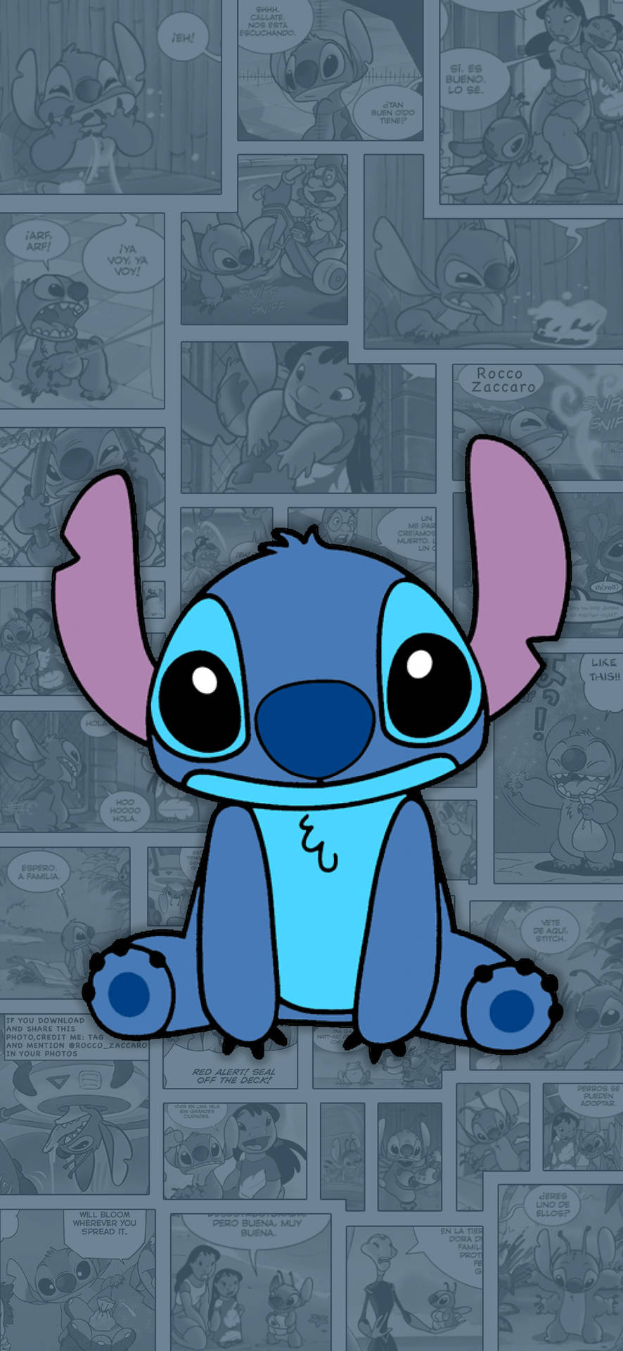 Lilo And Stitch Comics Artwork Background
