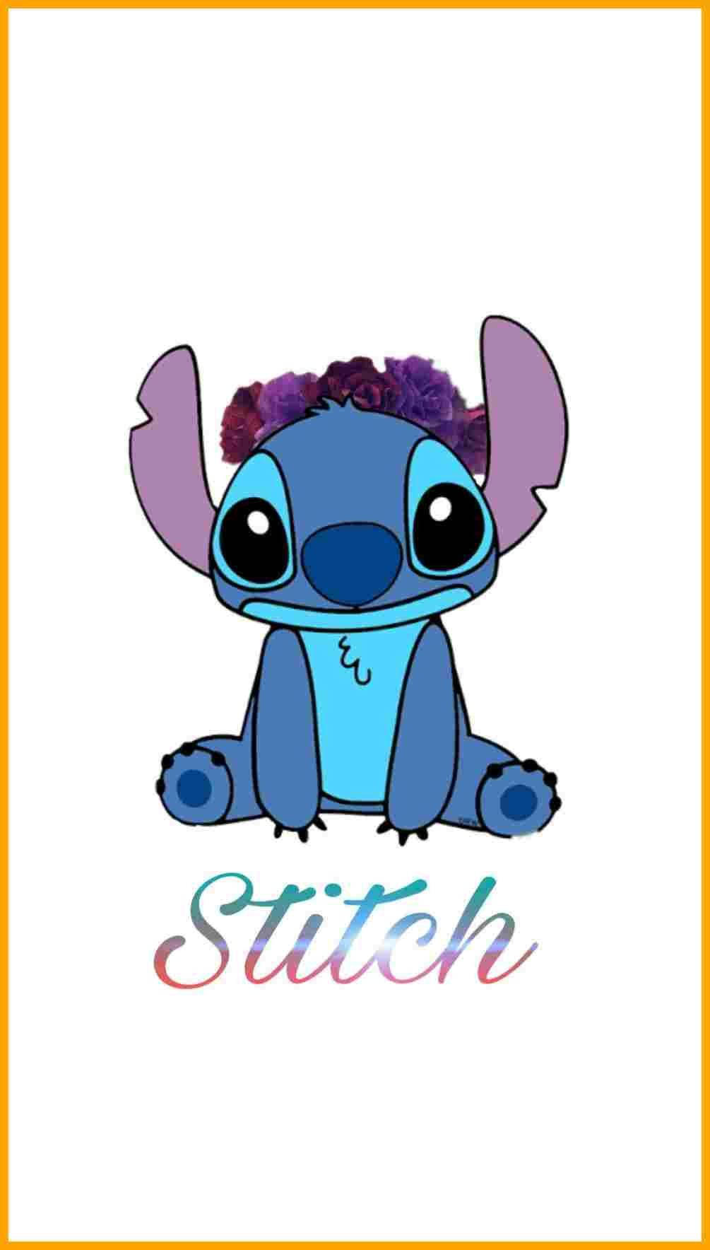 Lilo And Stitch Flower Crown Background