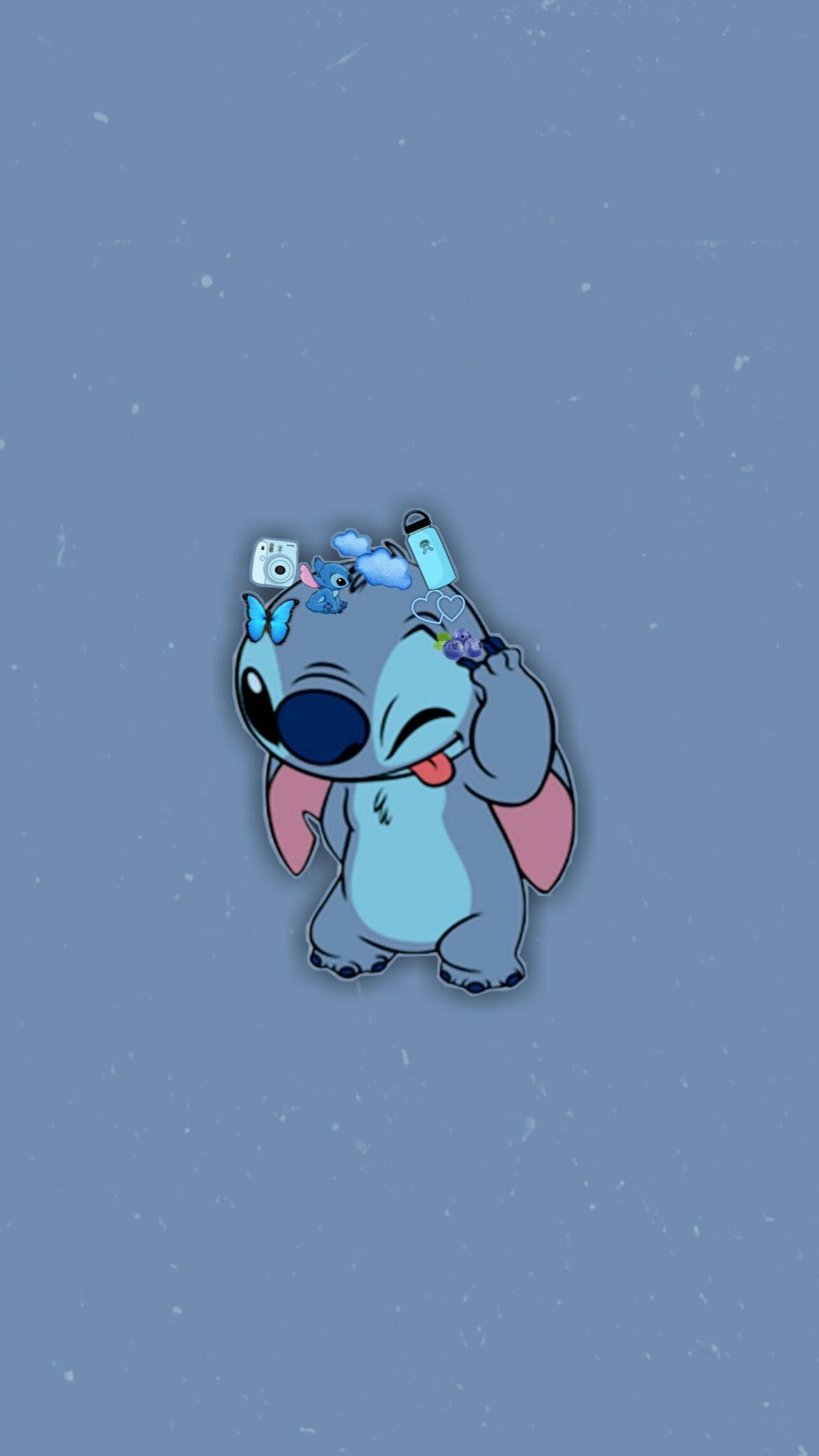 Lilo And Stitch Iphone Emojis Background