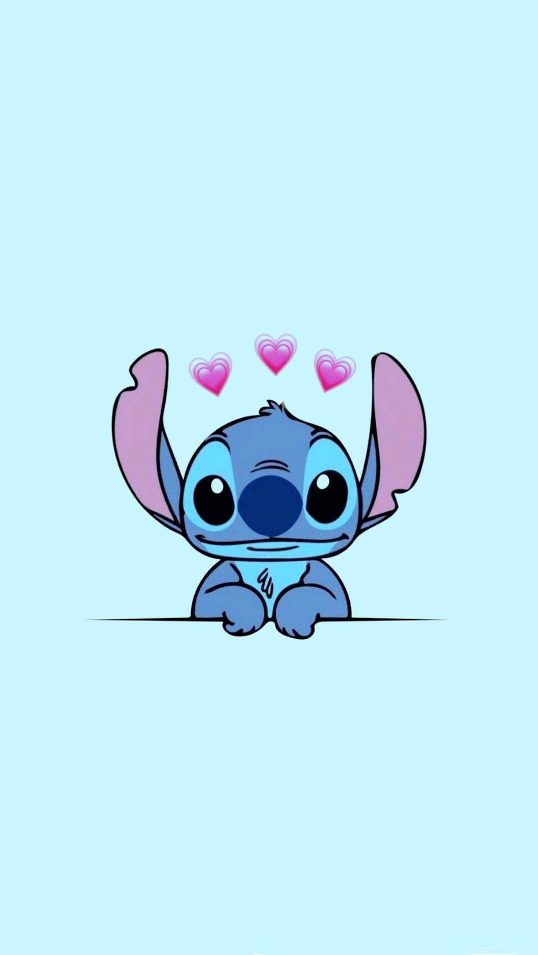 Lilo And Stitch Iphone Hearts Background