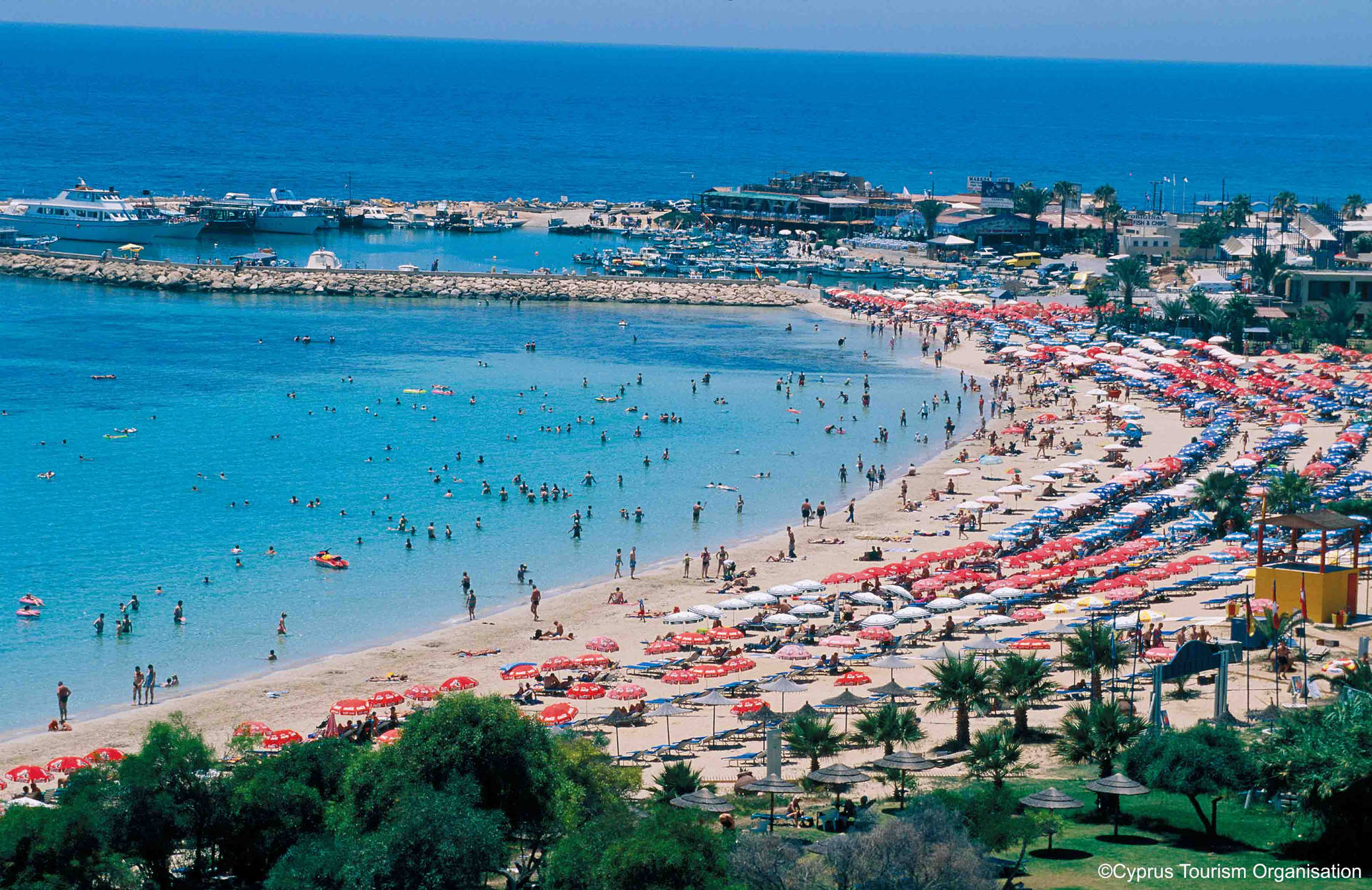 Limanaki Beach Cyprus Background