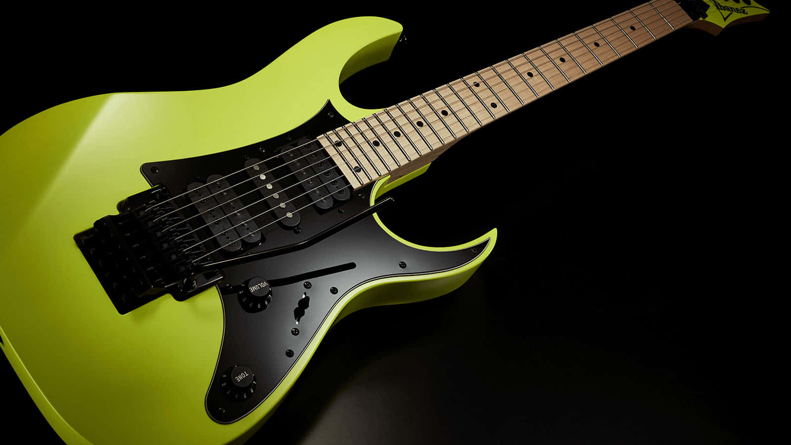 Lime Green Electric Guitar