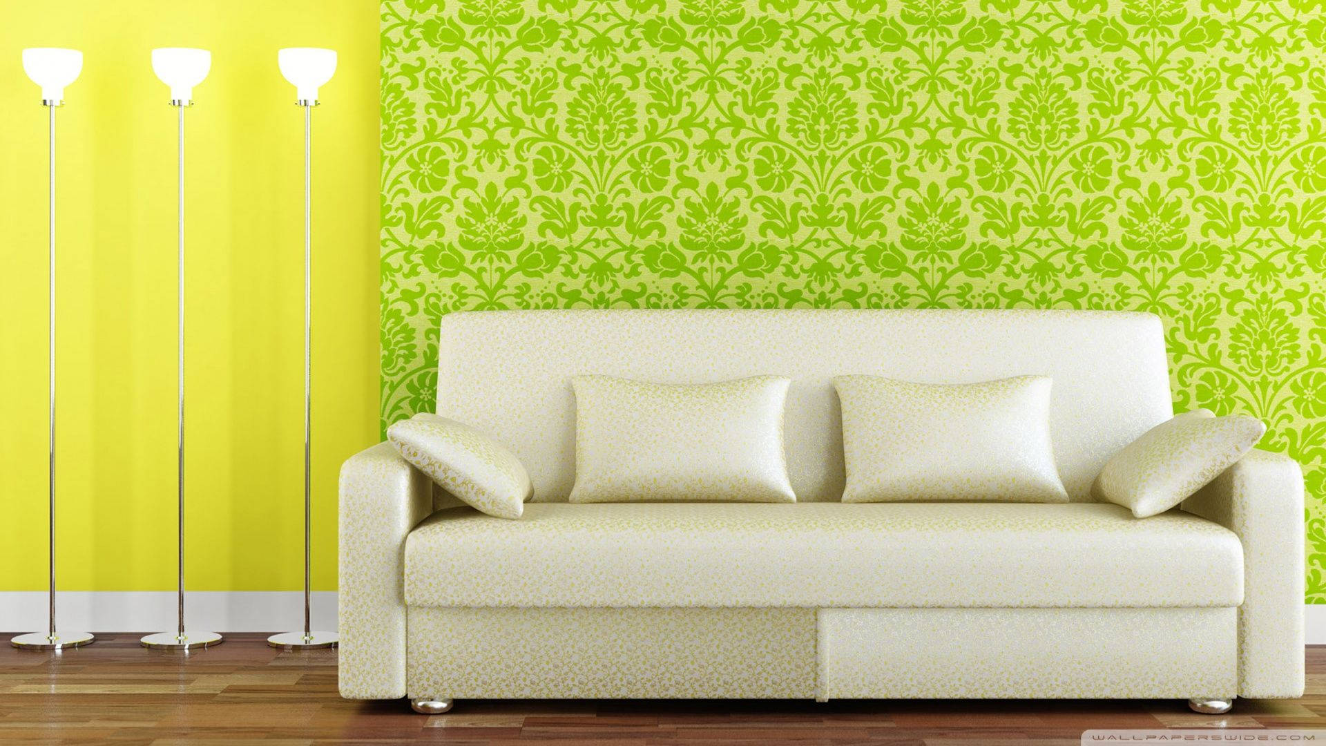 Lime Green Home Theme Background