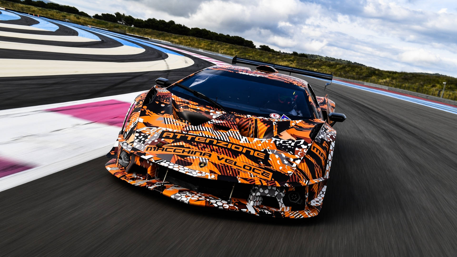 Limited Edition Lamborghini Essenza Scv12 For Motorsport Background