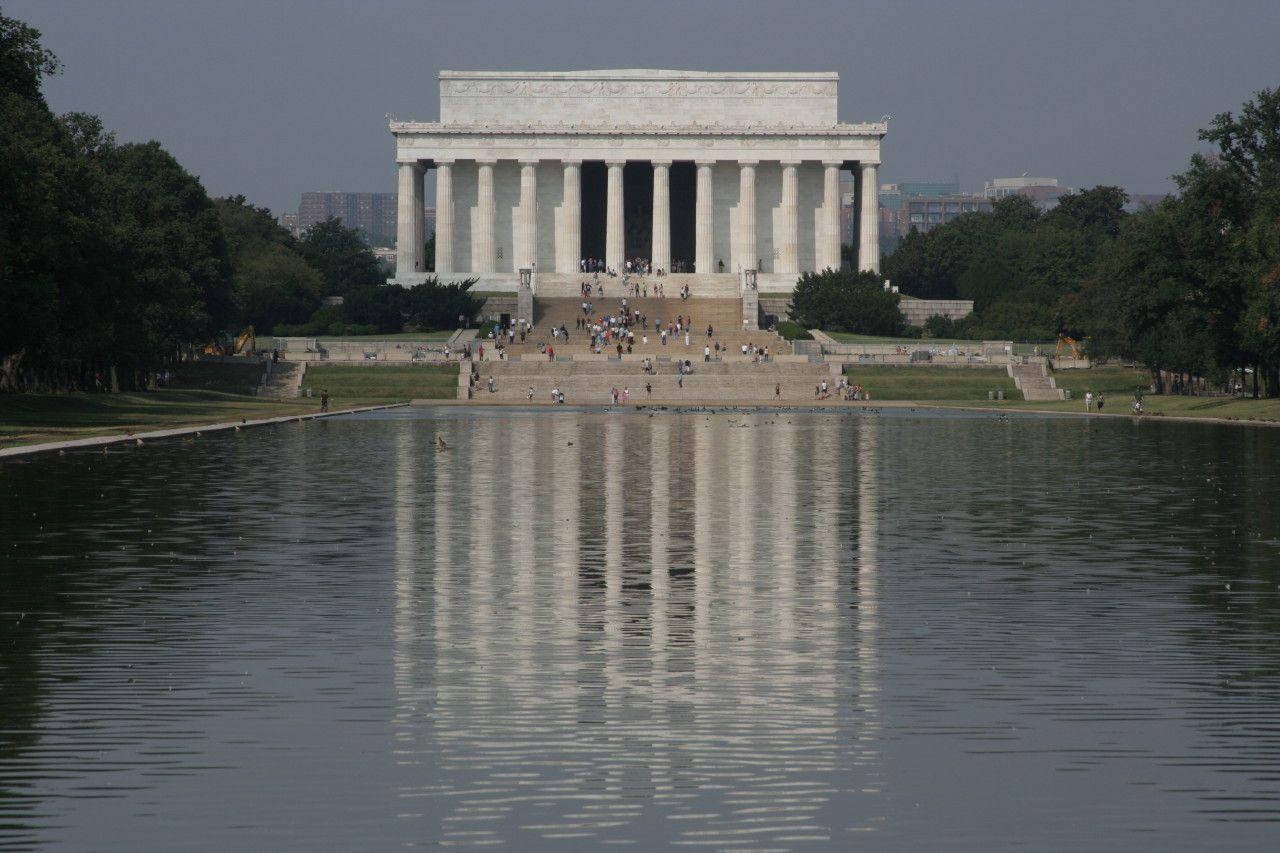 Lincoln Monument Reflection