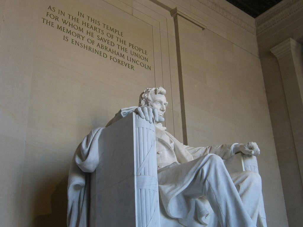 Lincoln Monument Statue Background