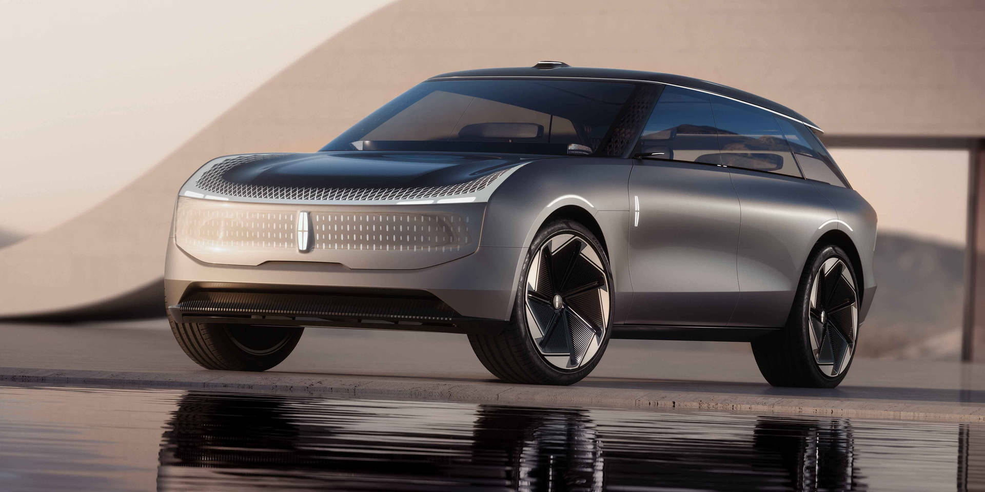 Lincoln Zero Emissions Star Concept Car Background