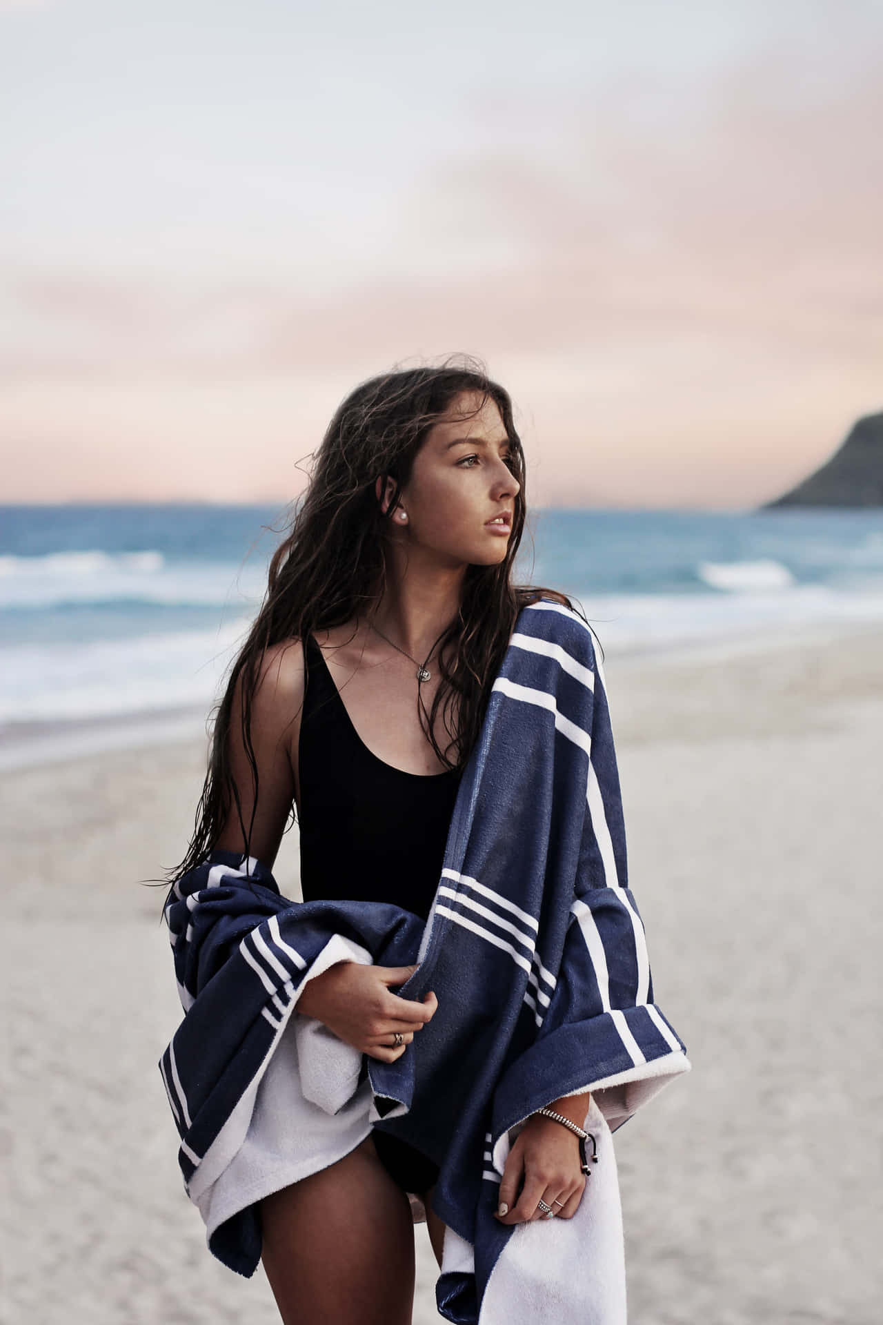 Linda Chica On A Beach