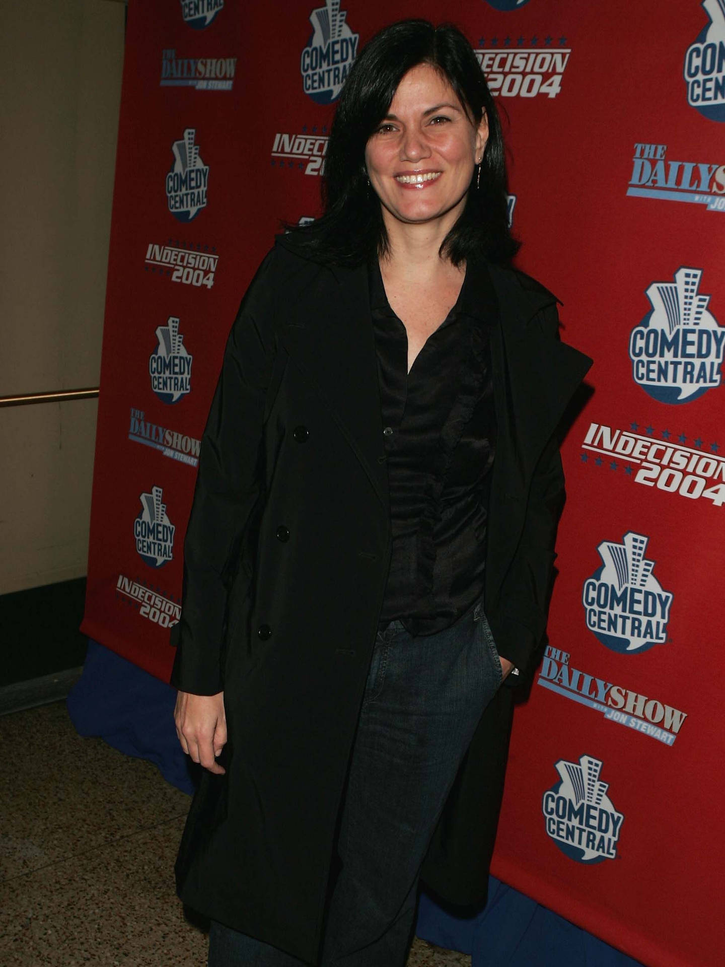 Linda Fiorentino Long Black Dress