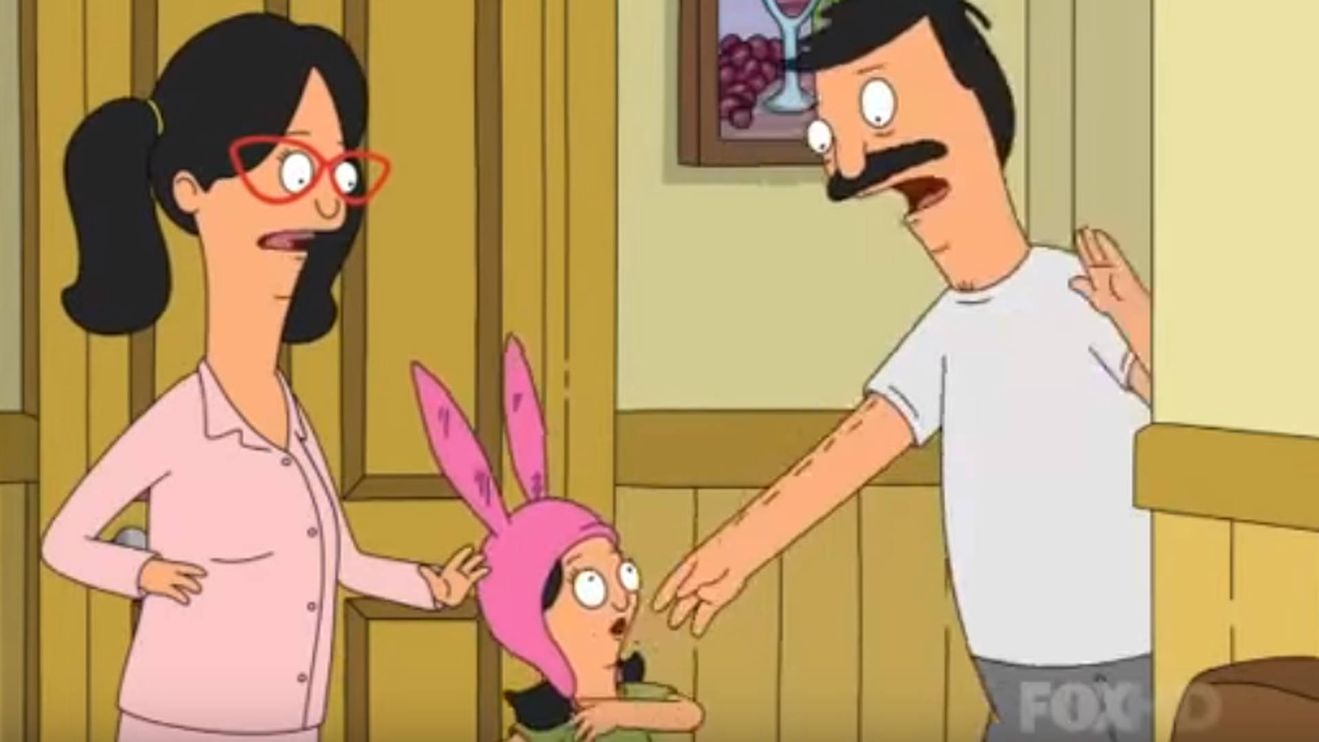 Linda, Louise, And Bob From Bobs Burgers Background