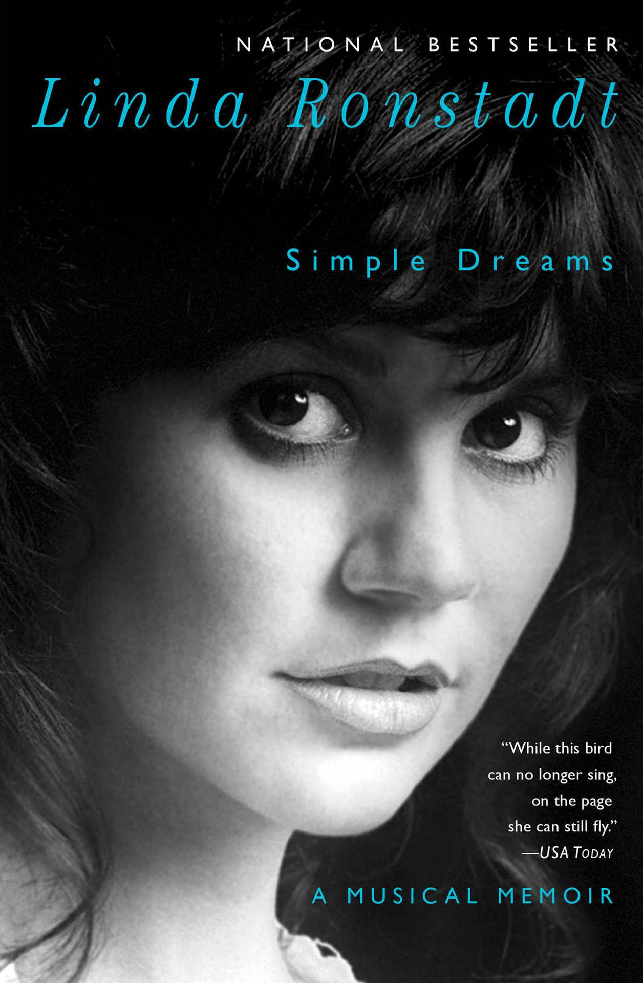 Linda Ronstadt On A Unique Album Cover Background