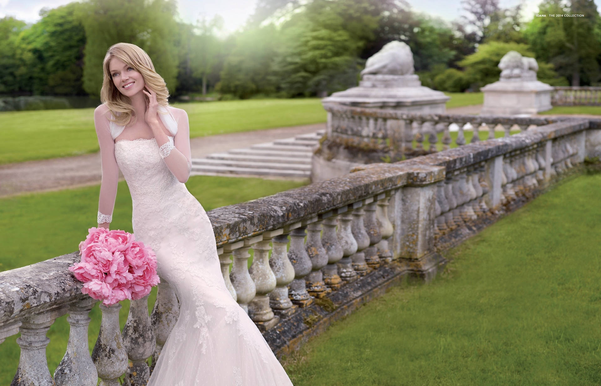 Lindsay Ellingson Bridal Dress Background