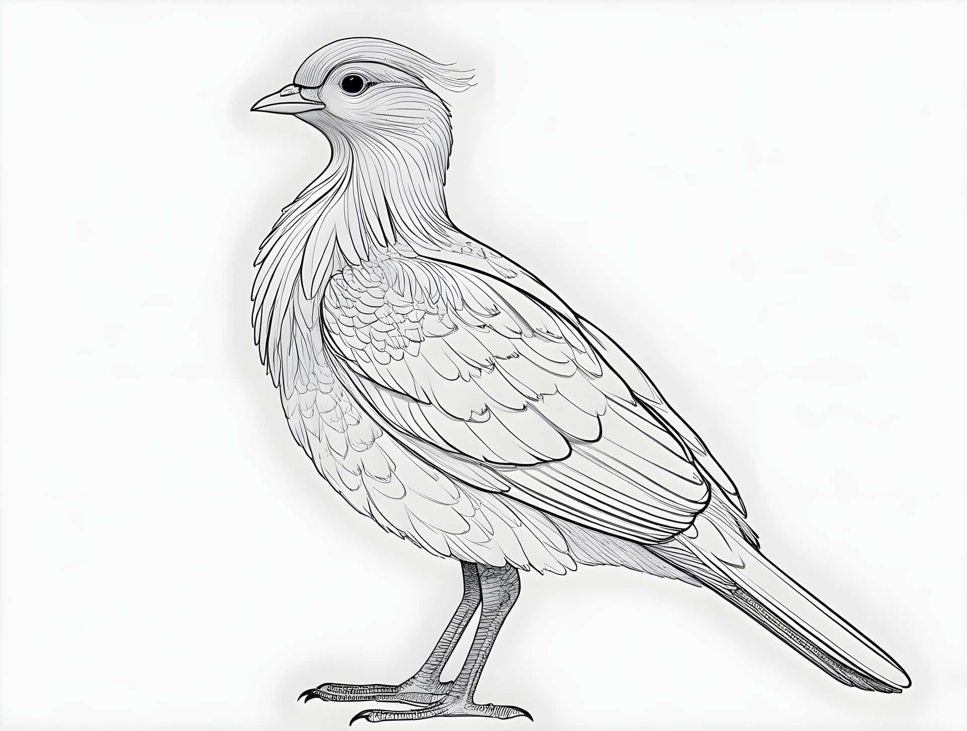 Line Art Bird